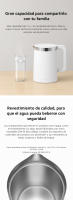 Official | Mi Smart Kettle Pro, Pantalla de temperatura en tiempo real , Alta capacidad de 1,5 L, Termostato STRIX de Reino Unido, Triple protección de seguridad - details 7