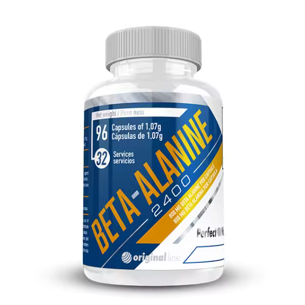 Perfect Nutrition Beta-Alanine 2400 - Suplemento de Beta-Alanina - 96 cápsulas - Mejora el rendimiento físico - Encapsulado - Reduce la fatiga muscular - Promueve la salud metabólica. - 1
