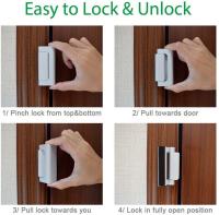 Cerradura De Seguridad Para Puerta Con Reinforcement De 3" Y Resistencia a 800 Lbs Cerradura Infantil Para Puertas Adelantadas Venta Individual - details 6