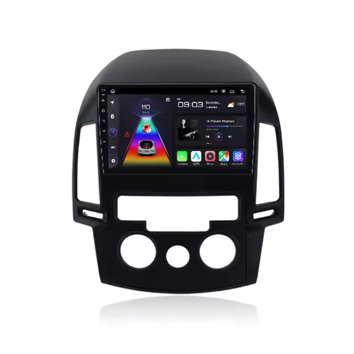 Junsun Radio Coche para Hyundai I30 2006 2007 2008 2009 2010 2011 Inalámbrico CarPlay Android Auto AI Voice 2 din Pantalla Coche Android Auto Multimedia Navegación GPS Auto radio - 1
