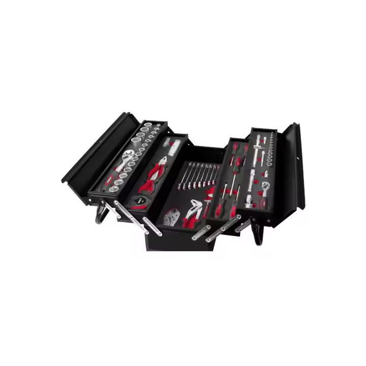 CAJA BT86 CON 86 HERRAMIENTAS DE SERVICIO METALWORKS B.TOOL - 1