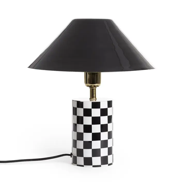 Ledkia Lámpara de Mesa Metal Brijesh Negro - 1