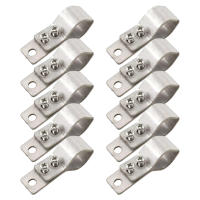 Abrazaderas De Tubo De Acero Inoxidable SS304 Ajustables Para Instalación De Red De Sombrilla 16mm a 26mm Pole Clip Para Ventanas - details 4