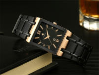 Reloj De Pulsera Masculino WWOOR 2024 Moda Lujo Quadrado Impermeable Diseño De Ginebra Cuarzo Reloj Masculino Con Numeros Romanos Y Cierre De Seguridad - details 14