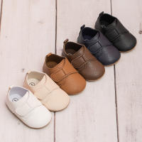 Nuevos Zapatos De Cuero Retro Para Bebés Clásicos Multicolor Casuales Para Niños Y Niñas Suela De Goma Antideslizante Primera Caminata Infantil Tallas Adecuadas Para Primavera - details 1