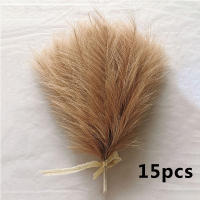 15pcs Bouquet De Pampas Artificial Para Decoración De Casamiento Y Fiestas DIY Flores De Planta Falsa Para Vaso Decorativo - details 11