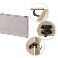 Dcasa - Tapa contador de luz o cubrecontador electricos de madera floral de 46x6x32 cm - details 1