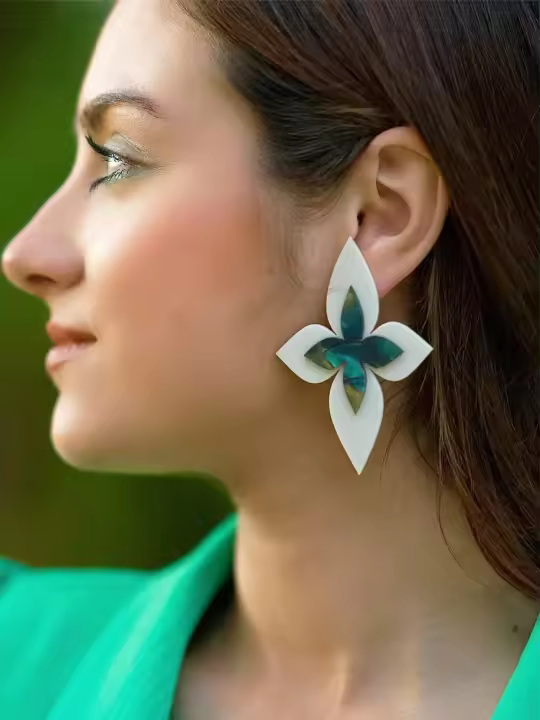 PENDIENTE FLOR DE LIS - 1