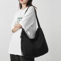 Bolso Bandolera De Lona Casual Para Mujer Y Hombre Gran Capacidad De Color Sólido Estilo Trendy Y Cool Para Estudiantes Y Adultos - details 3