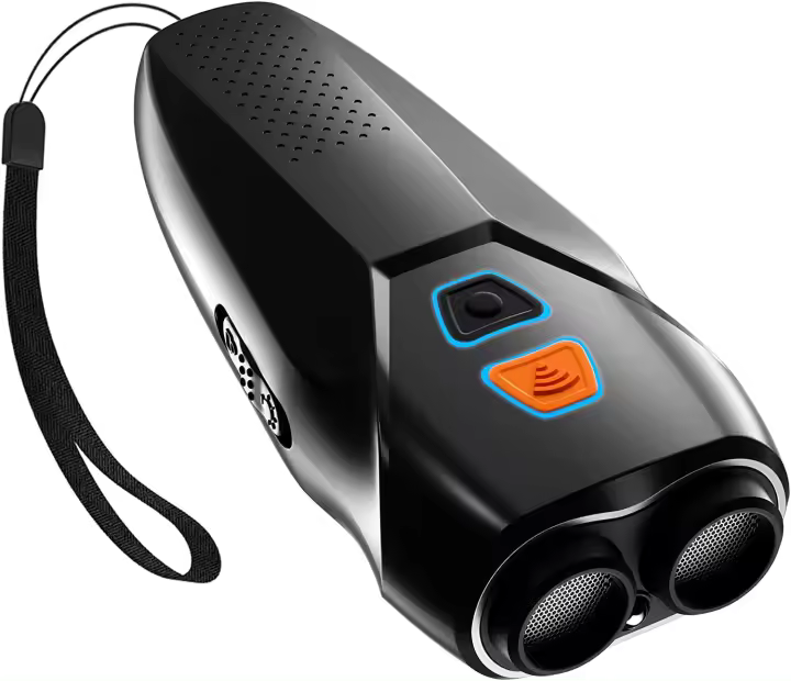 Dispositivo De Repelente De Animales Ultrasonido Para Perros Deterrante Anti-Ladridos Corrección De Comportamientos Malos 3 Modos Recargable - 1