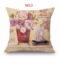 Funda De Cojín De Lino Y Algodón Con Estampado De Flores Nórdicas Bohemia Para Sofá Decoración De Hogar Textil De Algodón Y Lino - details 4