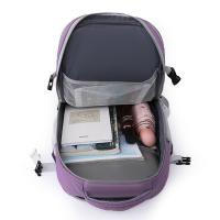 Mochila de viaje repelente al agua para mujer, carga USB para portátil con mochila escolar, con correa de equipaje, informal - details 13