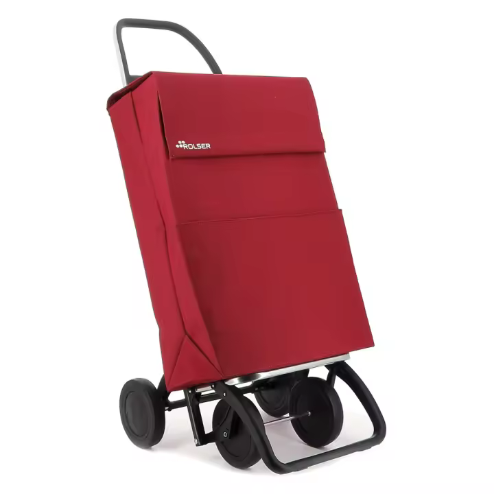 Carro de la Compra Rolser 2500LN Rojo con 4 Ruedas y 43 Litros de Capacidad - 1