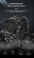 Reloj De Pulsera De Cuarzo Para Hombre FOXBOX Diseño De Cráneo Lujo Acero Inoxidable Deportivo Militar Resistente Al Agua Estilo Casual - details 7