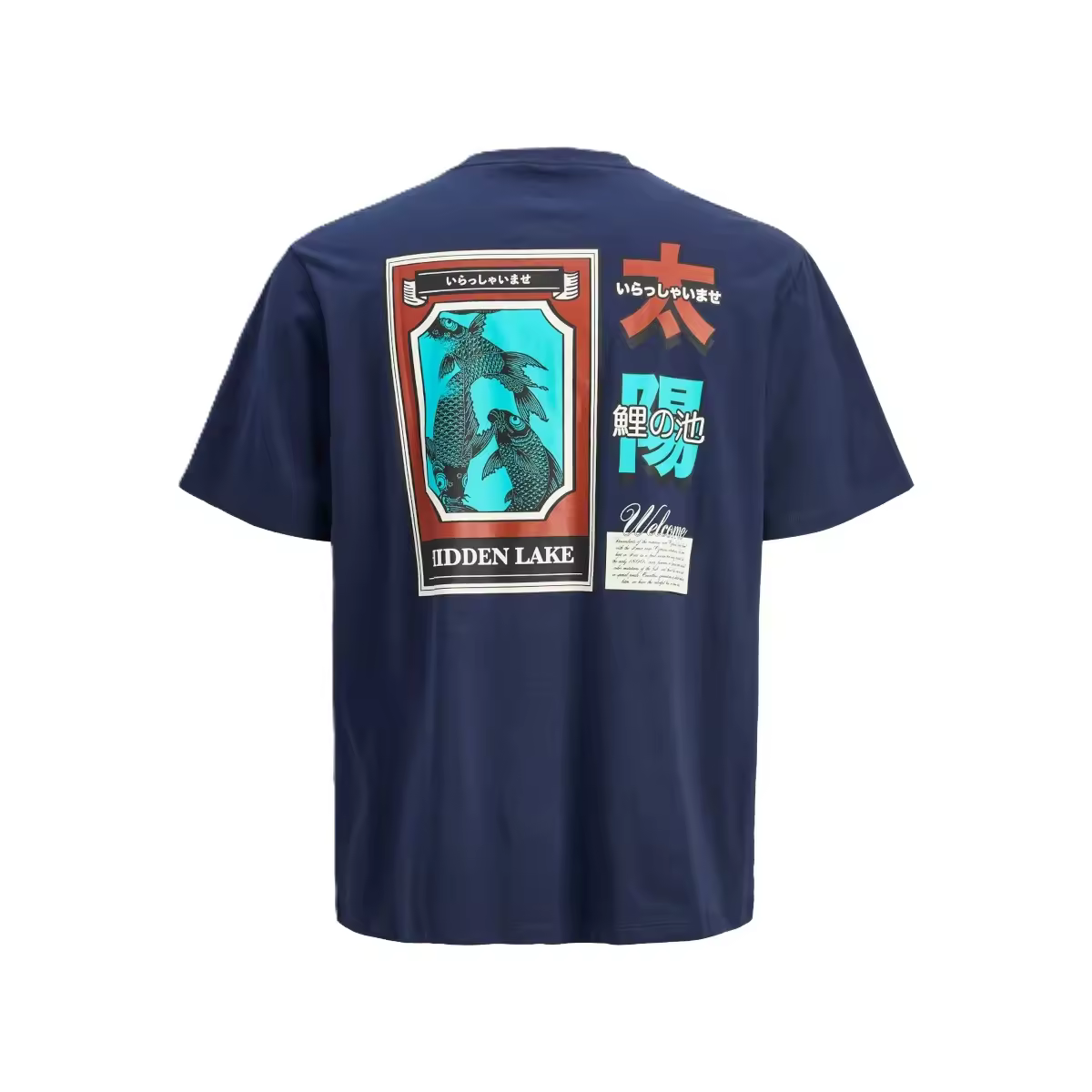Camiseta Jack & Jones 12283974 Southeast azul (Ocean Cavern) - details 4