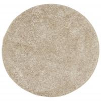 vidaXL Alfombra pelo largo aspecto brillante ISTAN Ø 160 cm Color Antracita,  Beige,  Crema y mas Alfombras de área  Alfombra de Piso para Sala de Estar Dormitorio Habitación Salón - details 2