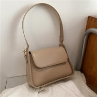 Bolso De Hombro Para Mujer De Moda En Cuero PU Color Sólido Bolso De Armpita Diseñador Bolsa De Mano Y Monedero Para Niñas - details 22