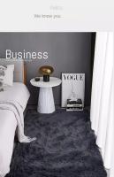 VIKAMA Alfombra De Seda Y Lana Verde Lujo Para Dormitorio Y Sala De Estar Alfombra Nórdica Para Mesa De Café Y Lado De Cama Para Habitación De Niña - details 14