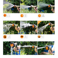 Pistola De Agua Multifuncional Para Jardín Y Lavado De Coche Con 9 Modos De Roce Alta Presión Manija De Malla Metálica Para Riego Del Jardín - details 9