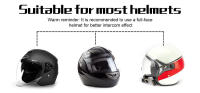 Casco De Motocicleta EJEAS V6 pro plus Con Intercomunicador Bluetooth 800M Para 6 Conductores Impermeable Compatible Con Todos Los Cascos - details 14