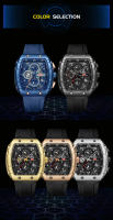Reloj De Pulsera Militar VA VA VOOM Para Hombre Con Dial De 47 Mm Resistente Al Agua Y Shock Con Correa De Silicona Multifuncional Moda Deportiva - details 5