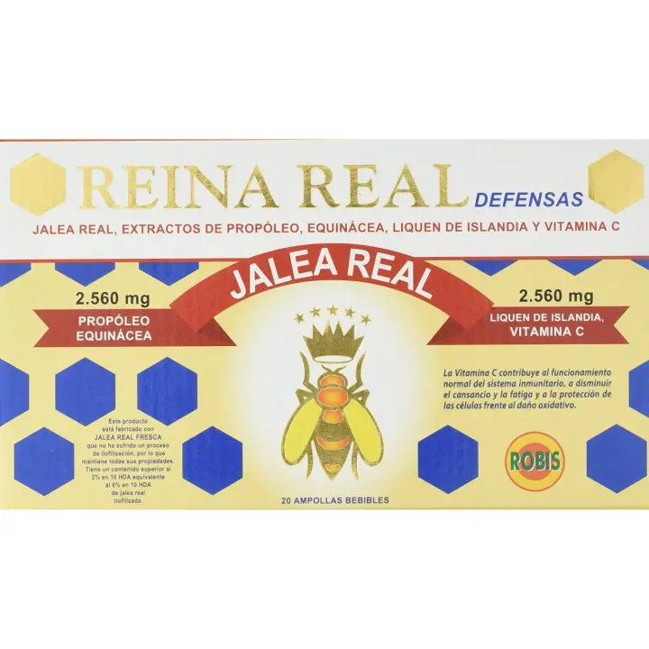 Robis Reina Real Defensas Jalea Real 2560 mg 20 Ampollas - 1