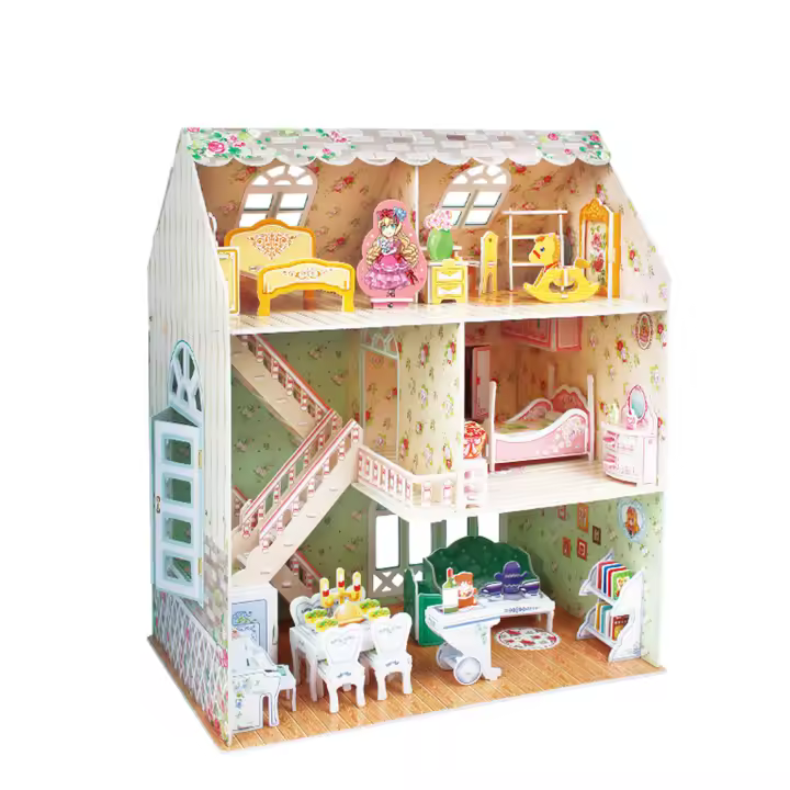 DAM. Puzle 3D DREAM DOLLHOUSE 30x20x40cm. - 1