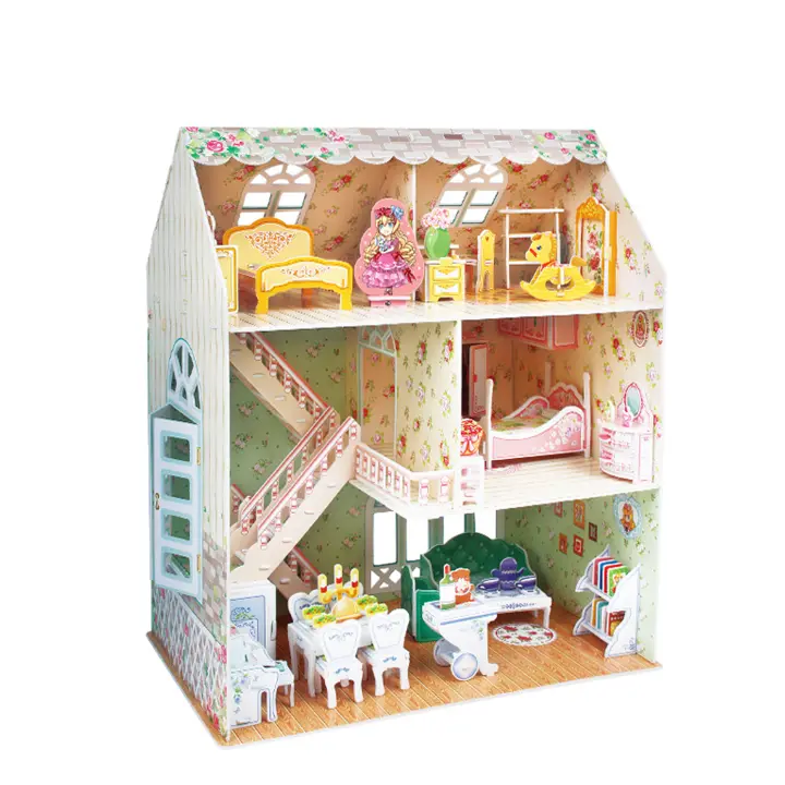 DAM. Puzle 3D DREAM DOLLHOUSE 30x20x40cm. - 1