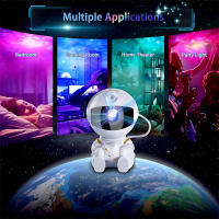 Proyector De Estrellas Luz De Noche Galaxia Astronauta Nebulosa LED Para Decoración De Habitación Y Regalo Para Niños Lámpara De Techo Estelar Cisne - details 7