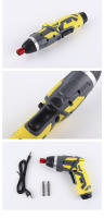 Destornillador Eléctrico Recargable Pequeño Y Potente 4.2V 6Nm 1300mAh 250rpm Set De Destornilladores Para DIY En El Hogar - details 36
