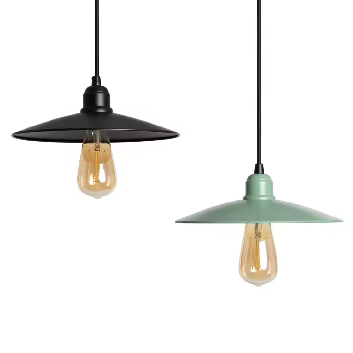 Ledkia Lámpara Colgante Metal Kato II Negro - 1