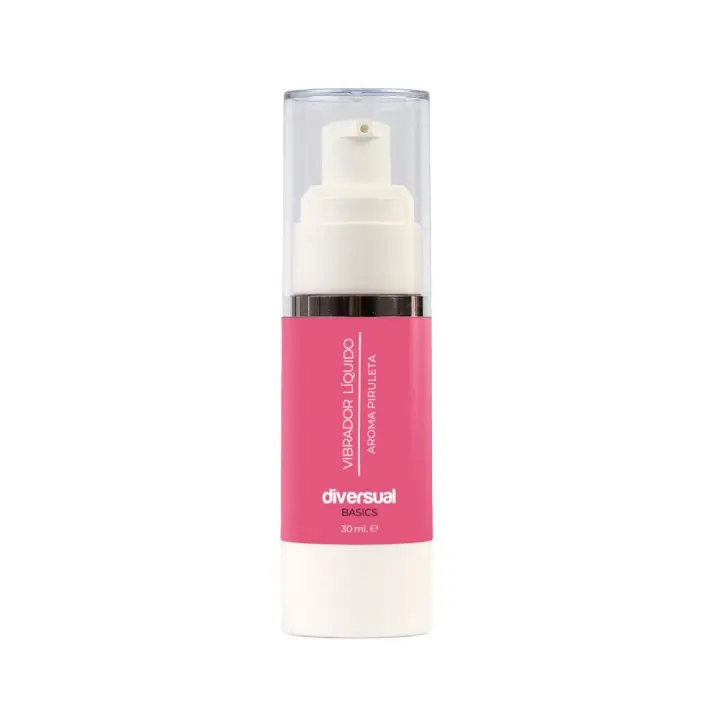 DIVERSUAL VIBRADOR LÍQUIDO ESTIMULANTE AROMA PIRULETA VULVA PENE LAVIOS COMPATIBLE PRESERVATIVOS Y JUGUETES EROTICOS 30 ML - 1