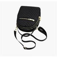 Bolso Bandolera Para Mujer Con Varios Bolsillos Y Pouch De Teléfono Móvil Color Sólido Bolso De Hombro Con Bordado En Cuadrícula Versátil - details 18