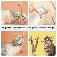 Juguete De Madera Para Gatos 4Pcs Telescopios Antirrápidos Juguetes Para Gatos Jóvenes Suministros Para Gatos Domésticos - details 6