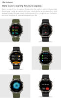 bluetooth pulsera GT45 reloj inteligente ritmo cardíaco llamada asistente de voz brújula inteligente reloj deportivo - details 11