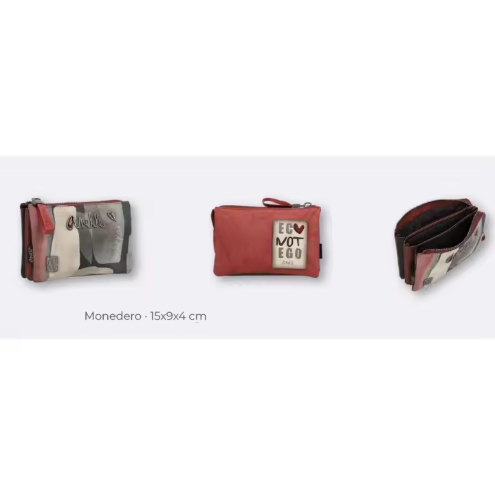Anekke mod. 39779-015 - Monedero multicolor con cierre de cremallera - 1