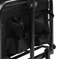 Carrito de Transporte de Mano Plegable ,Carro con 4 Ruedas Grandes con Freno Resistentes para Camping, Playa,Jardín,Piscina, Casa o Almacén.Carreta plegable para jardín y aire libre con bolsa.Carretilla con Mango Ajustable CARRO. - details 2