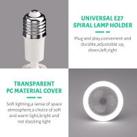 Ventilador de techo con Luz LED regulable 30W, lámpara E27 y Mando a Distancia, 3 velocidades, ventilation de Dormitory Modern Y Silencioso - details 3