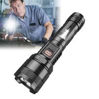 Linterna LED De Alta Brillo Con Mostrador De Energía Luz Fuerte Alta/Media Y Estroboscópica Para Camping Y Emergencias - details 1