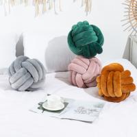 Cojín Decorativo De Estilo Art Deco Con Rayas Y Nudo En Color Crema Blanco Hecho a Mano Suave Y Moderno Para Decoración De Hogar Y Sofá Regalo - details 11