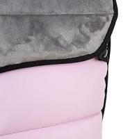 Saco Silla paseo Universal Invierno, Saco Carro Bebe Universal con Forro Polar Térmico y Pelo, Saco Carro Bebe Invierno Impermeable Estilo Polipiel - details 1