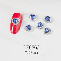5PCS Decoración De Uñas Con Diamantes Corazones Cheering Accesorios Redondos Para Manicura Arte De Uñas Moda - details 15