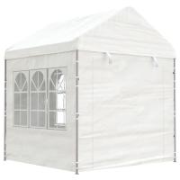 vidaXL Cenador con techo polietileno blanco Dimensiones 2.28 x 2.23 x 2.69 m,  4.46 x 2.28 x 2.69 m,  6.69 x 2.28 x 2.69 m y mas - details 1