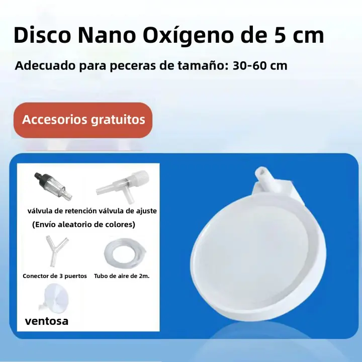 Disco De Oxígeno Para Acuario Nano Burbuja Placa De Burbujas Difusor De Burbujas Para Acuarios Compresor De Aire Duradero No Tóxico - 1