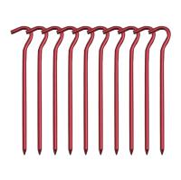 Juego De 1 Pieza De Aluminio 18cm Uso Exterior Para Acampar Y Senderismo Con Gancho Palos De Tierra Para Tenda Hamaca Canopy Accesorios De Camping - details 4