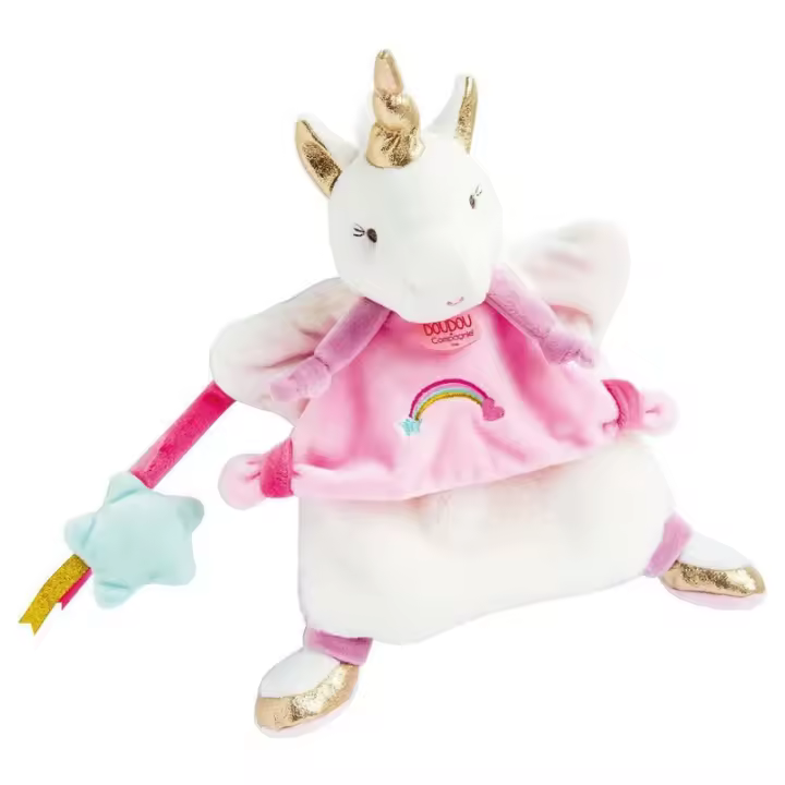 Marioneta Unicornio 25 cm DouDou et Compagnie - 1