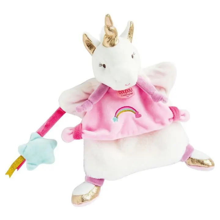 Marioneta Unicornio 25 cm DouDou et Compagnie - 1