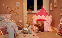 SONGMICS Tienda para Niños, Carpa Infantil, Castillo de la Princesa, Pop Up, Regalo para Niños, para Interior y Exterior, Bolsa de Transporte, Rosa - details 0