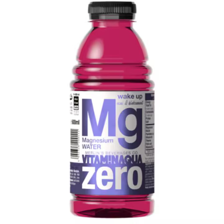 Vitamin Aqua B+ Manzana y Frambuesa 600ml, C+ Piña y Maracuyá 600ml, MG Pera y Arándano 600ml, Mg ZERO Acai y Grosella Negra 600ml - 1