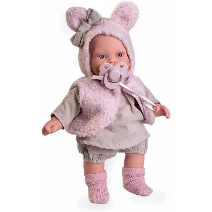 MUÑECA KIKA LAGRIMITAS CON CHALECO DE OREJITAS DE ANTONIO JUAN - 1